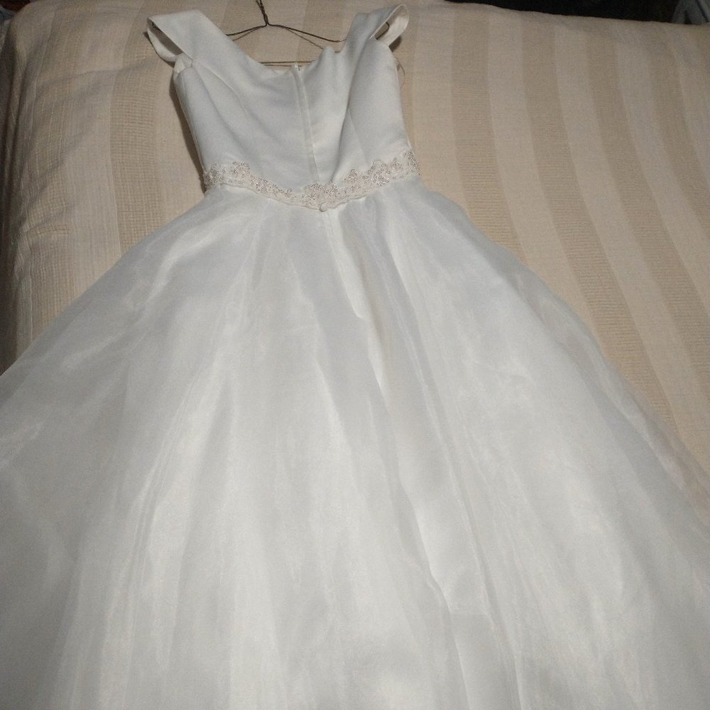 Classic Wedding Dress Oleg Cassini Style #8493
